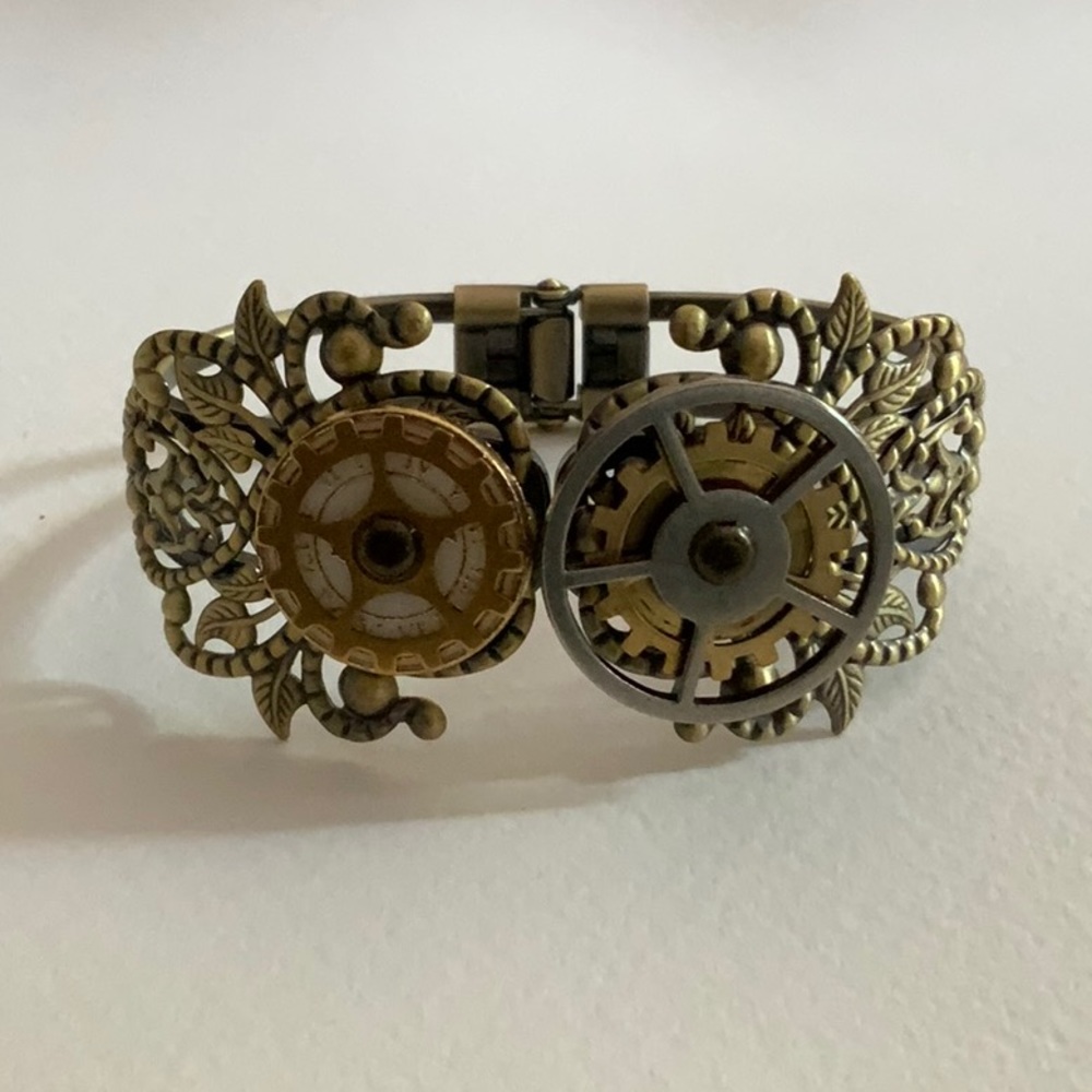 Vintage 1950s Novelty Steampunk Wrist Cuff